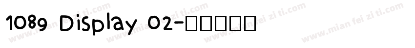 1089 Display 02字体转换
